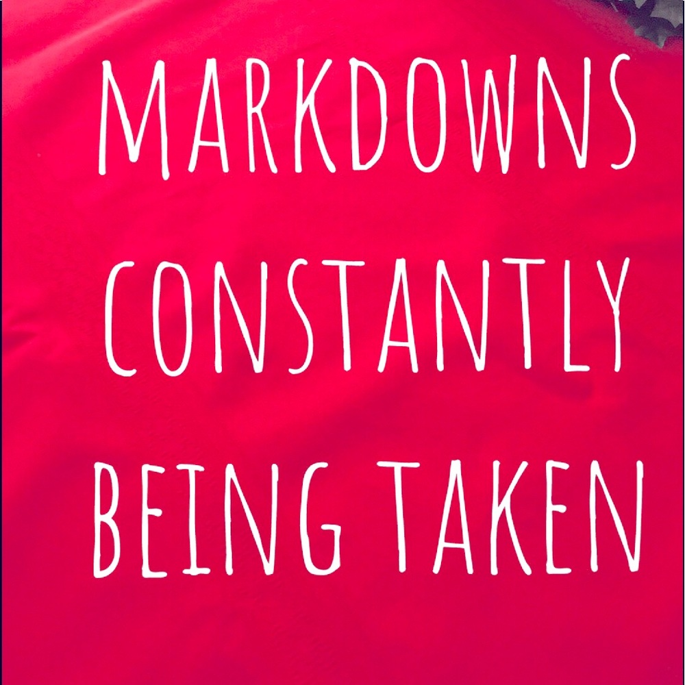 Markdowns and great deals!